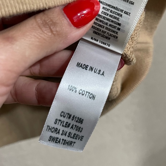 AGOLDE | Thora Cropped 3/4 Balloon Sleeve Size: S - Picture 5 of 6